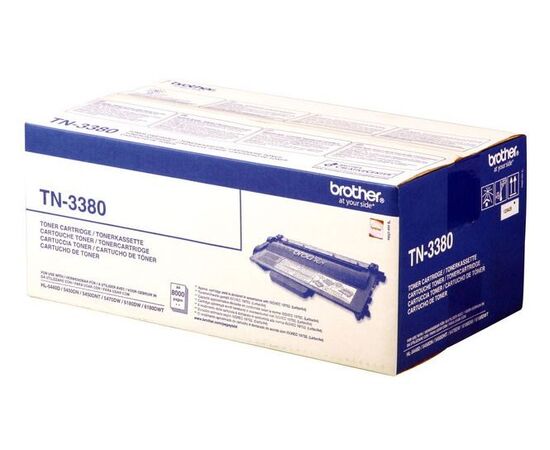  Картридж лазерный Brother TN3380 черный (8000стр.) для Brother DCP8110/8250/HL5450/5470/MFC8520/8950 