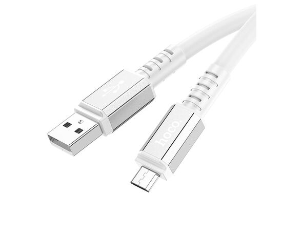  Кабель USB - micro USB Hoco X85 100см 2,4A (white) (215731) 