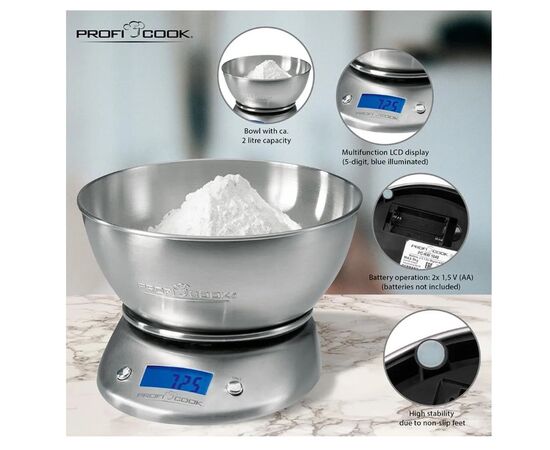  Весы кухонные Profi Cook PC-KW 1040 