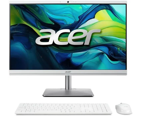  Моноблок Acer Aspire C24-195ES (DQ.BM4CD.002) 23.8" Full HD Core Ultra 5 125U (3.6) 16Gb SSD512Gb UHDG CR Eshell GbitEth 180W кл. мышь серебристый 