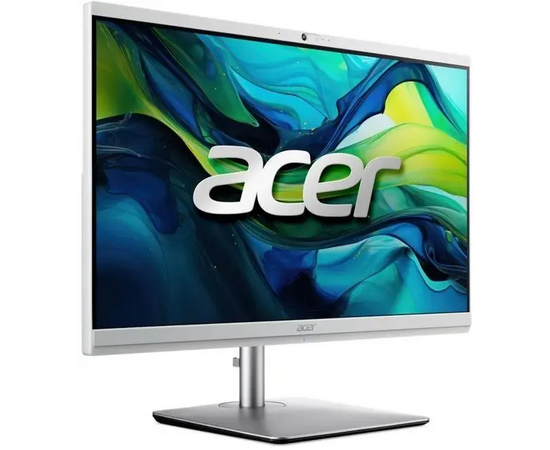  Моноблок Acer Aspire C24-195ES (DQ.BM4CD.002) 23.8" Full HD Core Ultra 5 125U (3.6) 16Gb SSD512Gb UHDG CR Eshell GbitEth 180W кл. мышь серебристый 