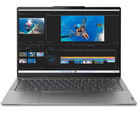  Ноутбук Lenovo Yoga Slim 6 14IRH8 (83E00058RU) 14"(1920x1200 OLED)/Intel Core i5 13500H(2.6Ghz)/16384Mb/512SSDGb/noDVD/Int:Intel Iris Xe Graphics 