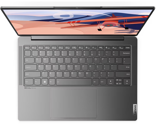  Ноутбук Lenovo Yoga Slim 6 14IRH8 (83E00058RU) 14"(1920x1200 OLED)/Intel Core i5 13500H(2.6Ghz)/16384Mb/512SSDGb/noDVD/Int:Intel Iris Xe Graphics 