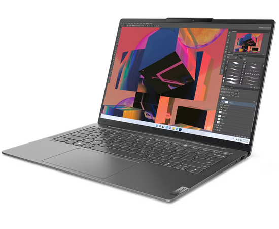  Ноутбук Lenovo Yoga Slim 6 14IRH8 (83E00058RU) 14"(1920x1200 OLED)/Intel Core i5 13500H(2.6Ghz)/16384Mb/512SSDGb/noDVD/Int:Intel Iris Xe Graphics 