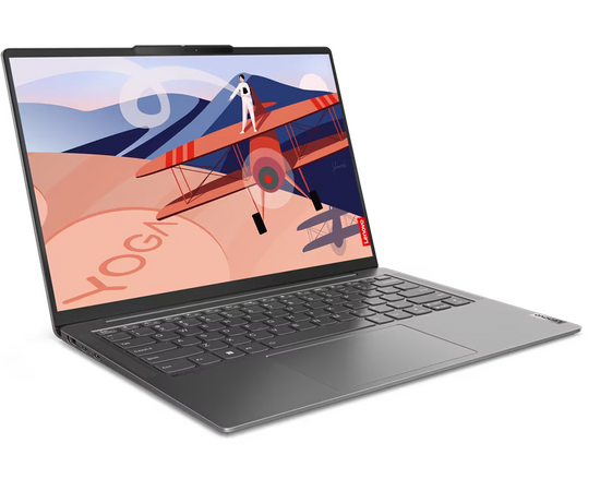  Ноутбук Lenovo Yoga Slim 6 14IRH8 (83E00058RU) 14"(1920x1200 OLED)/Intel Core i5 13500H(2.6Ghz)/16384Mb/512SSDGb/noDVD/Int:Intel Iris Xe Graphics 