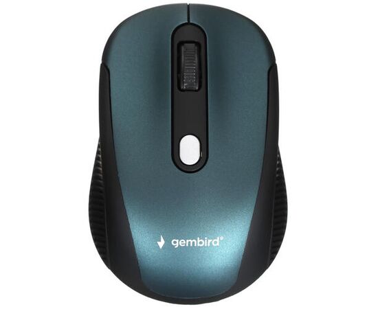  Мышь Gembird MUSW-420-2 Green, Wireless, USB, 4кн.+колесо-кнопка, 2.4ГГц, 1600 dpi 