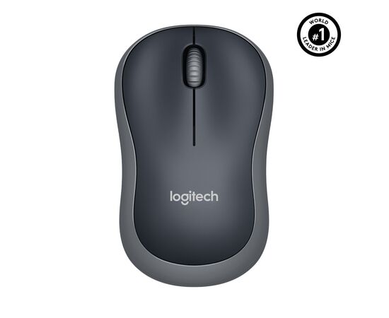 Мышь LOGITECH M185 (910-002252) черный/серый 