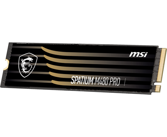  SSD MSI Spatium M480 (S78-440Q600-P83) 2Тб 3D NAND 5500 Мб/сек. 7000 Мб/сек. TBW 1400 Тб 1600000 ч. 
