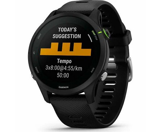  Smart-часы Garmin Forerunner 255 Music черный 45,6мм 