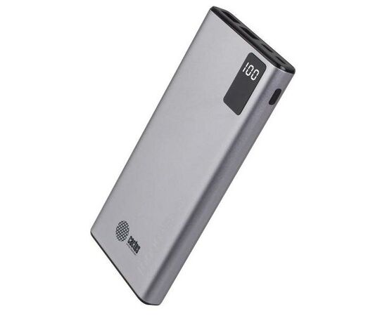  Power Bank Cactus CS-PBFSLT-10000, 10000мAч серый 