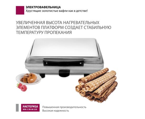  Вафельница Мастерица WM-2 ЭВ-0,8/220 