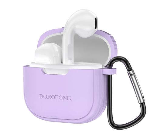  Bluetooth-наушники беспроводные вкладыши Borofone BW29 Charm TWS (Taro Purple) 