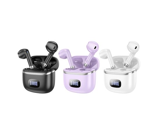  Bluetooth-наушники беспроводные вакуумные Hoco EQ1 Music guide (Purple) 