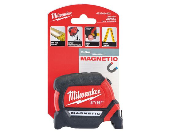  Рулетка Milwaukee Premium Magnetic Gen III (4932464602) 5м 