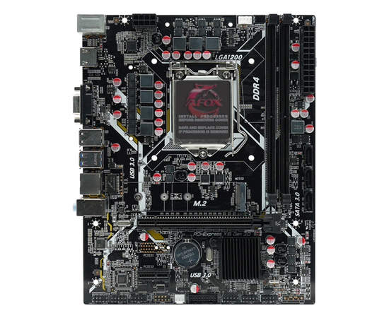  MB s1200 AFOX IH510D4-MA6-V2 mATX Intel H510 DDR4 