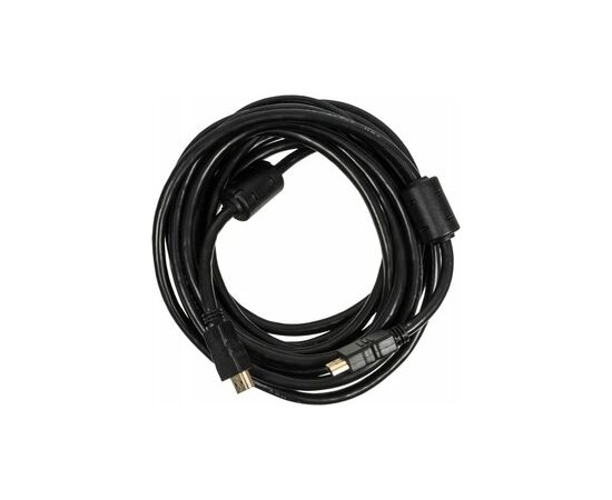  Кабель соединительный аудио-видео Ningbo HDMI-5M-MG HDMI (m)/HDMI (m) 5м феррит.кольца Позолоченные контакты черный (HDMI-5M-MG(VER1.4)BL) 