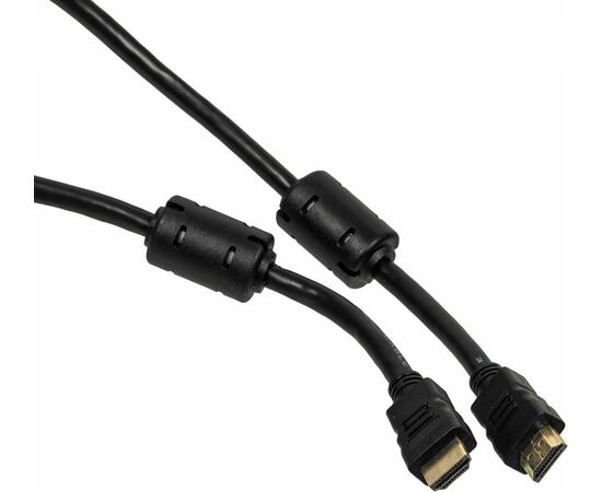  Кабель соединительный аудио-видео Ningbo HDMI-5M-MG HDMI (m)/HDMI (m) 5м феррит.кольца Позолоченные контакты черный (HDMI-5M-MG(VER1.4)BL) 