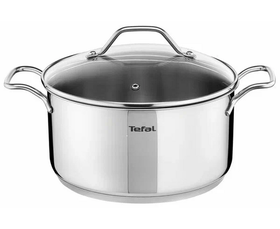  Кастрюля Tefal B8644674 d=24см (без крышки) серебристый (2100125815) 