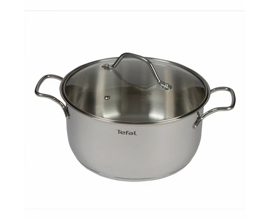  Кастрюля Tefal B8644674 d=24см (без крышки) серебристый (2100125815) 