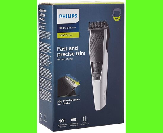  Триммер Philips Series 3000 BT3239/15 серебристый/серый 5Вт 