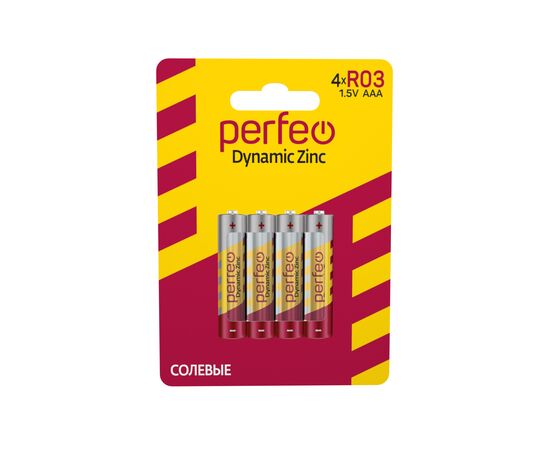  Батарейка Perfeo R03/4BL Dynamic Zinc 