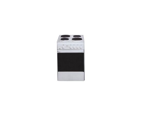  Плита Электрическая Flama AE 1403 W белый эмаль, 85x50x54см,  конфорок 4, духовка 50 л, мощность духовки 2000 Вт 