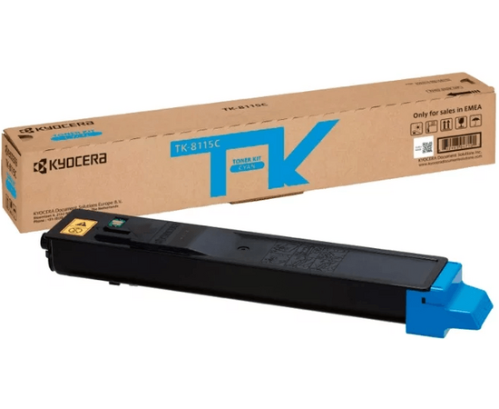  Тонер-картридж Kyocera 1T02P3CNL0 TK-8115C 6 000 стр. Cyan для M8124cidn/M8130cidn 