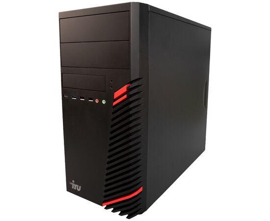  ПК IRU Home 310H6SE (1994638) MT i3 12100 (3.3) 8Gb SSD256Gb UHDG 730 Free DOS GbitEth 400W черный 