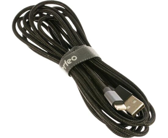  Кабель для iPhone PERFEO I4304 USB-8 PIN Lightning черный, 3м 
