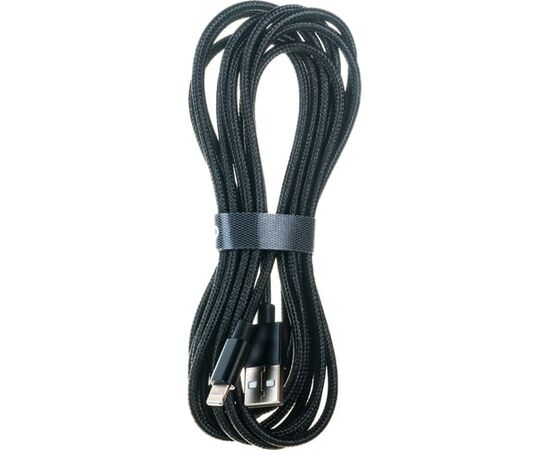  Кабель для iPhone PERFEO I4304 USB-8 PIN Lightning черный, 3м 