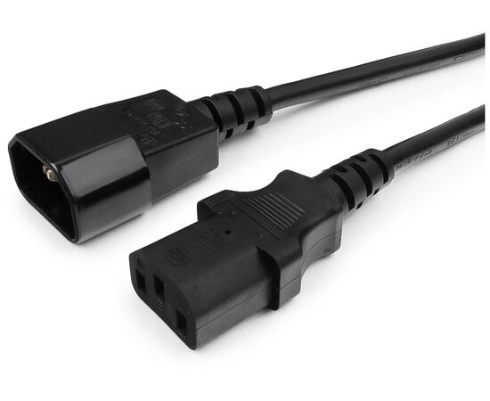  Кабель питания Cablexpert PC-189-1-3M сист.блок-монитор C13-C14 3x1кв.мм 3м черный 