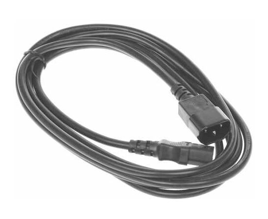  Кабель питания Cablexpert PC-189-1-3M сист.блок-монитор C13-C14 3x1кв.мм 3м черный 