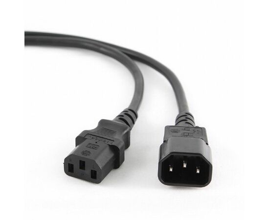  Кабель питания Cablexpert PC-189-1-3M сист.блок-монитор C13-C14 3x1кв.мм 3м черный 