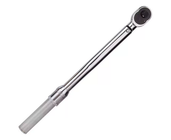  Ключ динамометрический Deli DL-YN-20100 предельный 20-100Нм, 1/2", головка Cr-Mo, 72 зуба, точность +/- 3проц., противоскользящая рукоятка, кей 