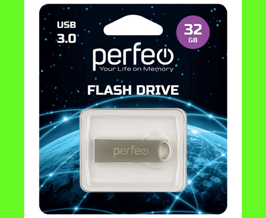  Флешка Perfeo USB 3.0 32GB M08 Метал. корпус 