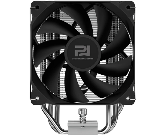  Кулер PentaWave PC-Z03C SRB LGA115X/1200/1700/AM4/AM5 (TDP 205W, 1*120mm PWM Fan, 3 тепловые трубки 6мм, 600-1750RPM, 12-29,5dBa) 