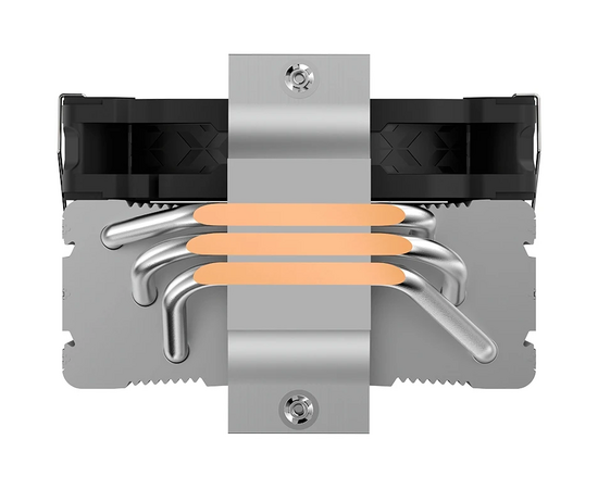  Кулер PentaWave PC-Z03C SRB LGA115X/1200/1700/AM4/AM5 (TDP 205W, 1*120mm PWM Fan, 3 тепловые трубки 6мм, 600-1750RPM, 12-29,5dBa) 
