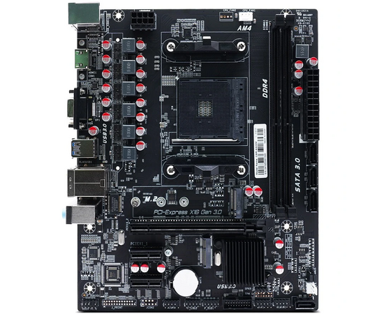  MB sAM4 CBR A520M (MB-AFA520M-RTL), A520, 2*DDR4, mATX, VGA+HDMI, 1*PCIEx16,2* PCIEx1,1*M.2(PCIe NVMe Gen3 x4 & SATA3) 