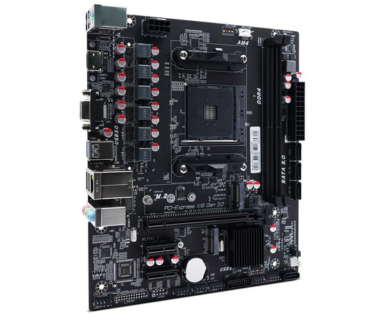  MB sAM4 CBR A520M (MB-AFA520M-RTL), A520, 2*DDR4, mATX, VGA+HDMI, 1*PCIEx16,2* PCIEx1,1*M.2(PCIe NVMe Gen3 x4 & SATA3) 