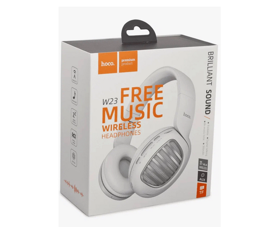  Беспроводные наушники HOCO W23 Brilliant soundwireless headphones white 