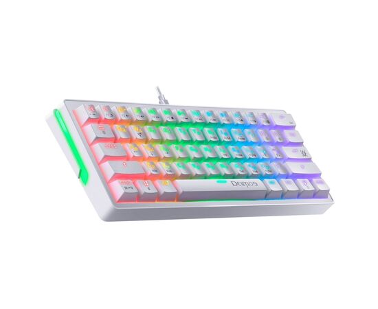  Клавиатура Defender Deimos GK-303 игровая механическая (61кн, TNT Brown) (white) (237349) 