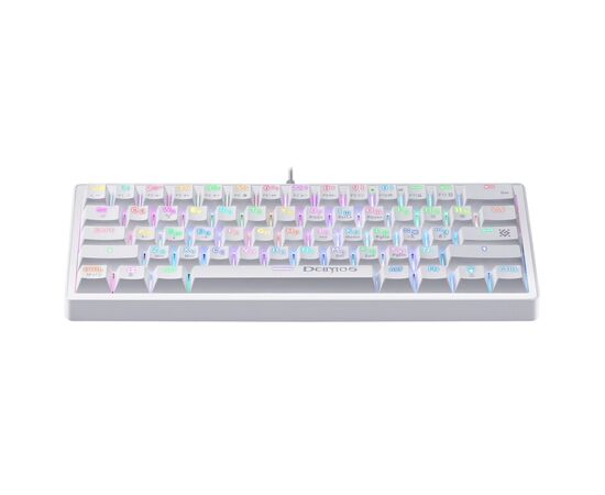  Клавиатура Defender Deimos GK-303 игровая механическая (61кн, TNT Brown) (white) (237349) 