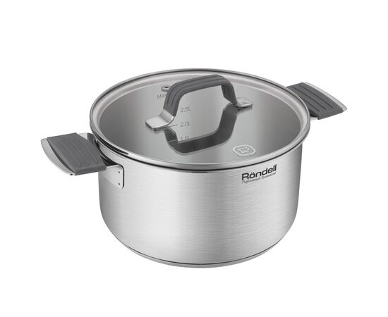  Кастрюля Rondell Normanne RDS-1813 3.1л с крышкой стальной 