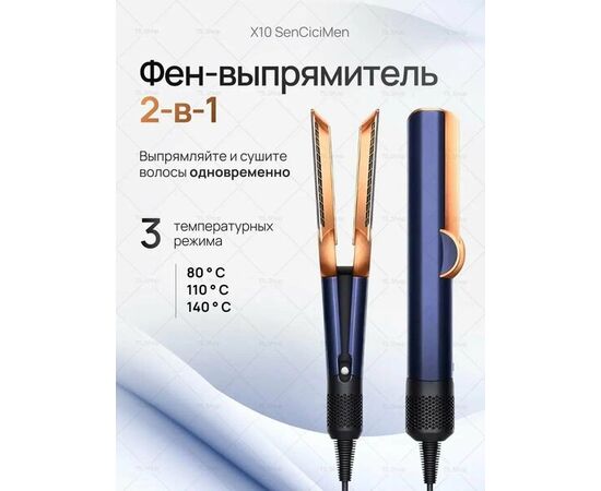  Выпрямитель для волос SenCiciMen X10 EU  Blue 