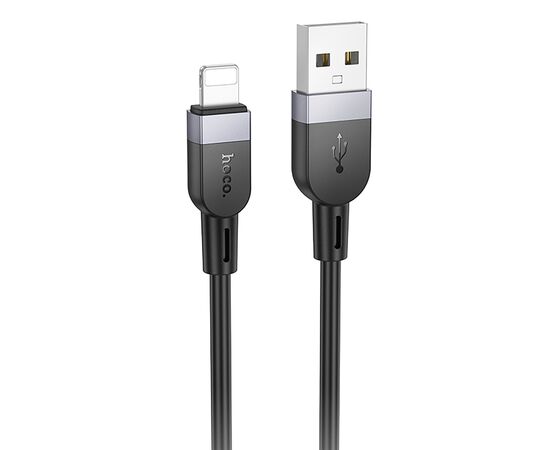  Кабель USB - Apple lightning Hoco X109 12W 200см 2,4A  (black) (236101) 