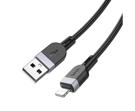  Кабель USB - Apple lightning Hoco X109 12W 200см 2,4A  (black) (236101) 