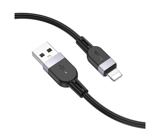  Кабель USB - Apple lightning Hoco X109 12W 200см 2,4A  (black) (236101) 