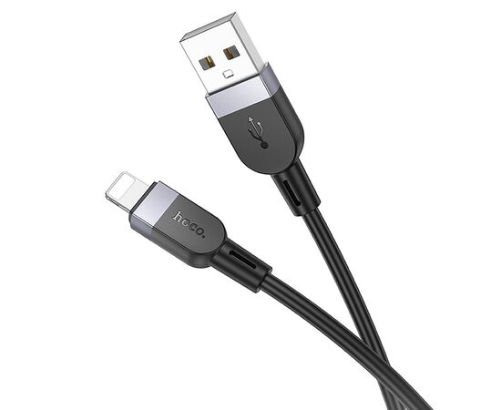  Кабель USB - Apple lightning Hoco X109 12W 200см 2,4A  (black) (236101) 
