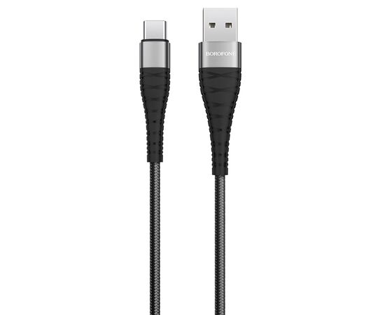  Кабель USB BOROFONE BX32 Munificent USB - Type-C, 3A, 1 м, черный 