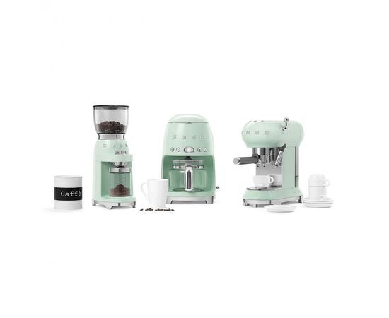  Кофемашина Smeg CGF11PGEU пастельный зеленый 